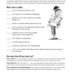 Free Printable Worksheet: When I Have A Conflict. A Quick Self Test | Free Printable Worksheets For Elementary Students