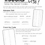 Free Printable Worksheets  Keep The Kids Busy During Summer Break | Printable Secret Code Worksheets