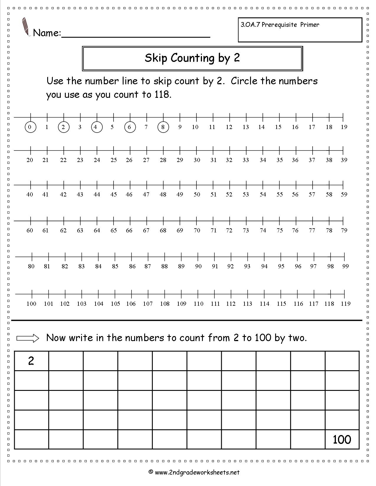 Free Printable Skip Counting Worksheets Printable Worksheets