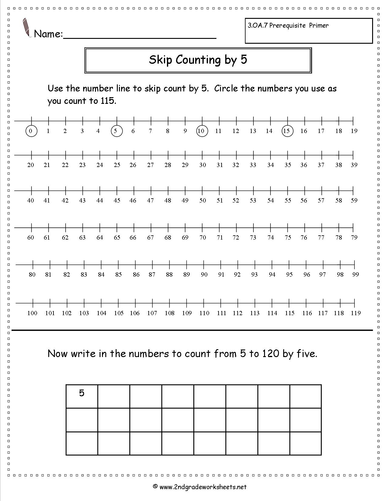 Free Printable Skip Counting Worksheets Printable Worksheets