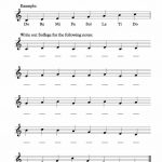 Free Solfege Worksheets For Classroom Instruction | Print | Music | Free Printable Music Theory Worksheets