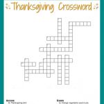 Free #thanksgiving Crossword Puzzle #printable Worksheet Available | Free Printable Crossword Puzzle Worksheets