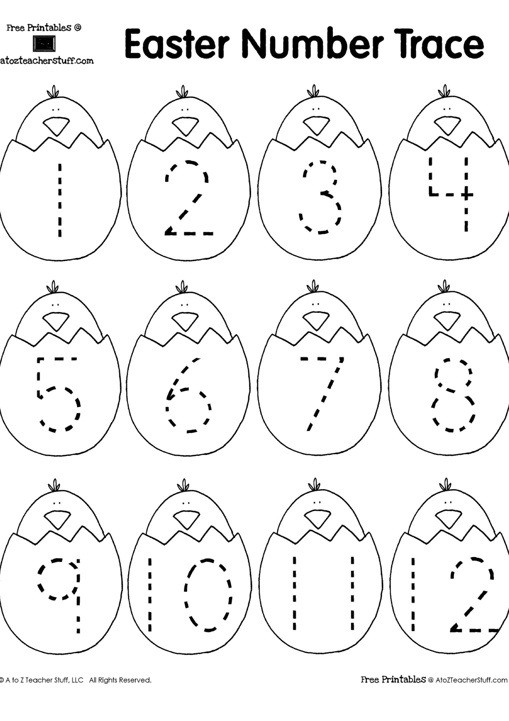 Free Traceable Worksheets #learning #education | Printable Coloring | Free Printable Easter Worksheets For Preschoolers