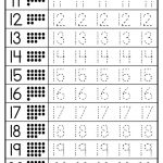 Free Tracing Worksheets Numbers 1 20 | Preschoolers | Kindergarten | Writing Numbers 1 20 Printable Worksheets