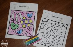 Free Valentines Day Colorsight Words | 123 Homeschool 4 Me | 1St Grade Sight Words Printables Worksheets