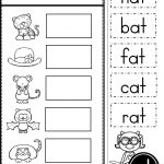 Free Word Family At Practice Printables And Activities | Daycare | Cvc Words Worksheets Free Printable