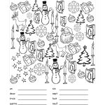 French Christmas Vocab Sheet, Includes Practice With Numbers As Well | Christmas Worksheets Printables