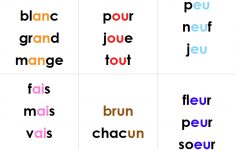 French Reading Pattern Books For Grade 1 | Les Jasettes Word Lists | Grade 1 French Immersion Printable Worksheets