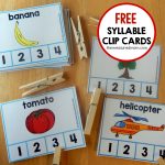 Fun Syllable Count Activity   The Measured Mom | Free Printable Syllable Worksheets For Kindergarten