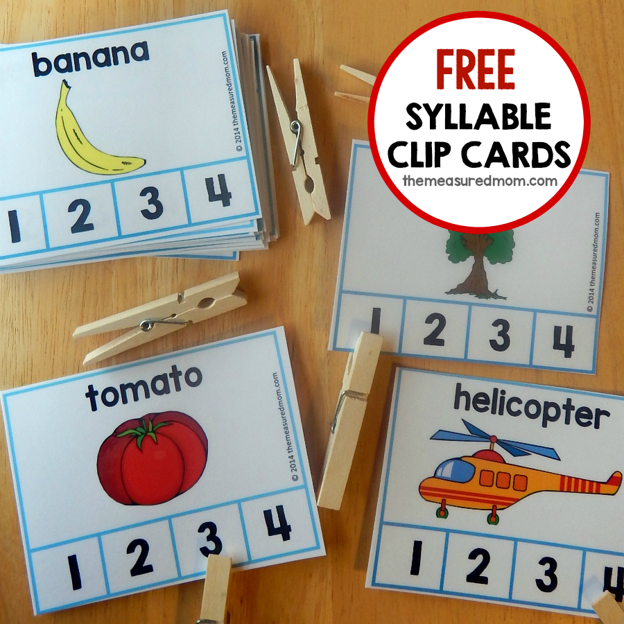 Open Syllables Worksheet