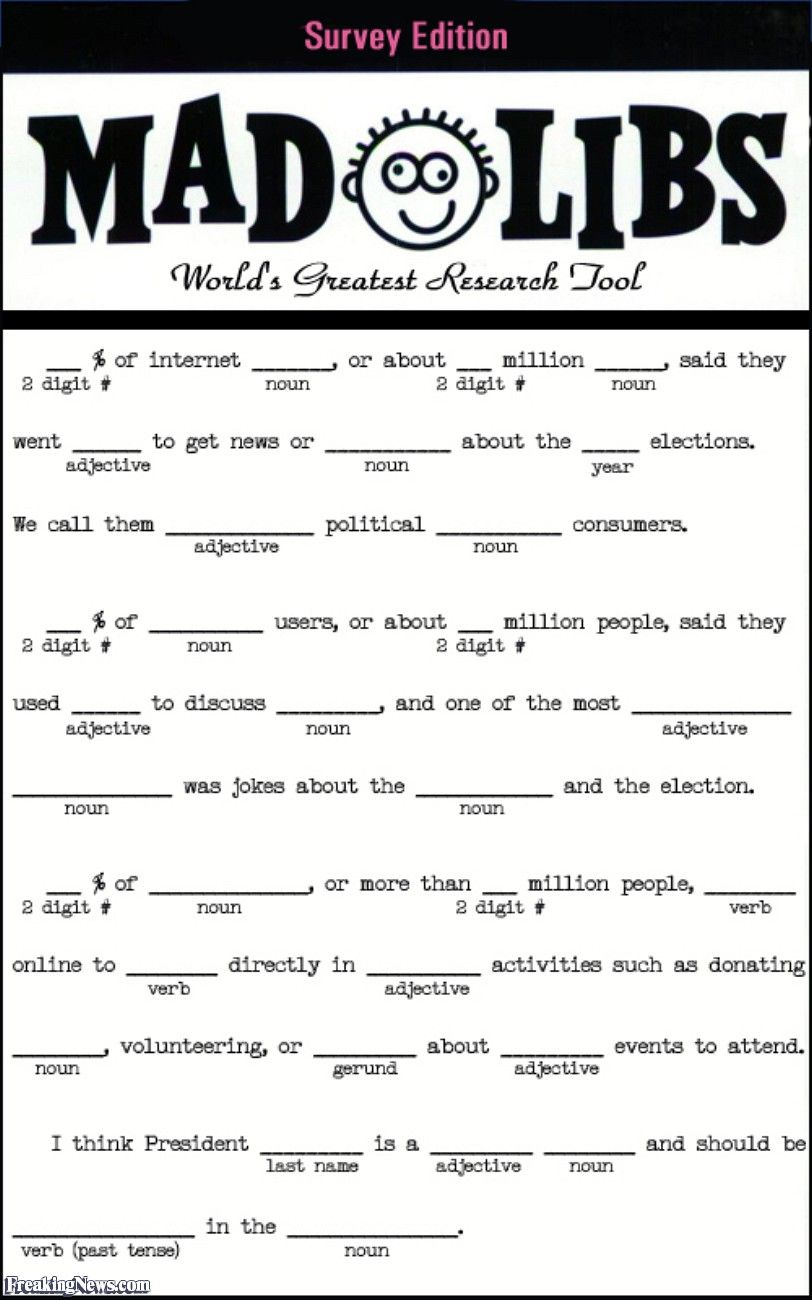 Funny Mad Libs Printable Worksheets Printable Worksheets