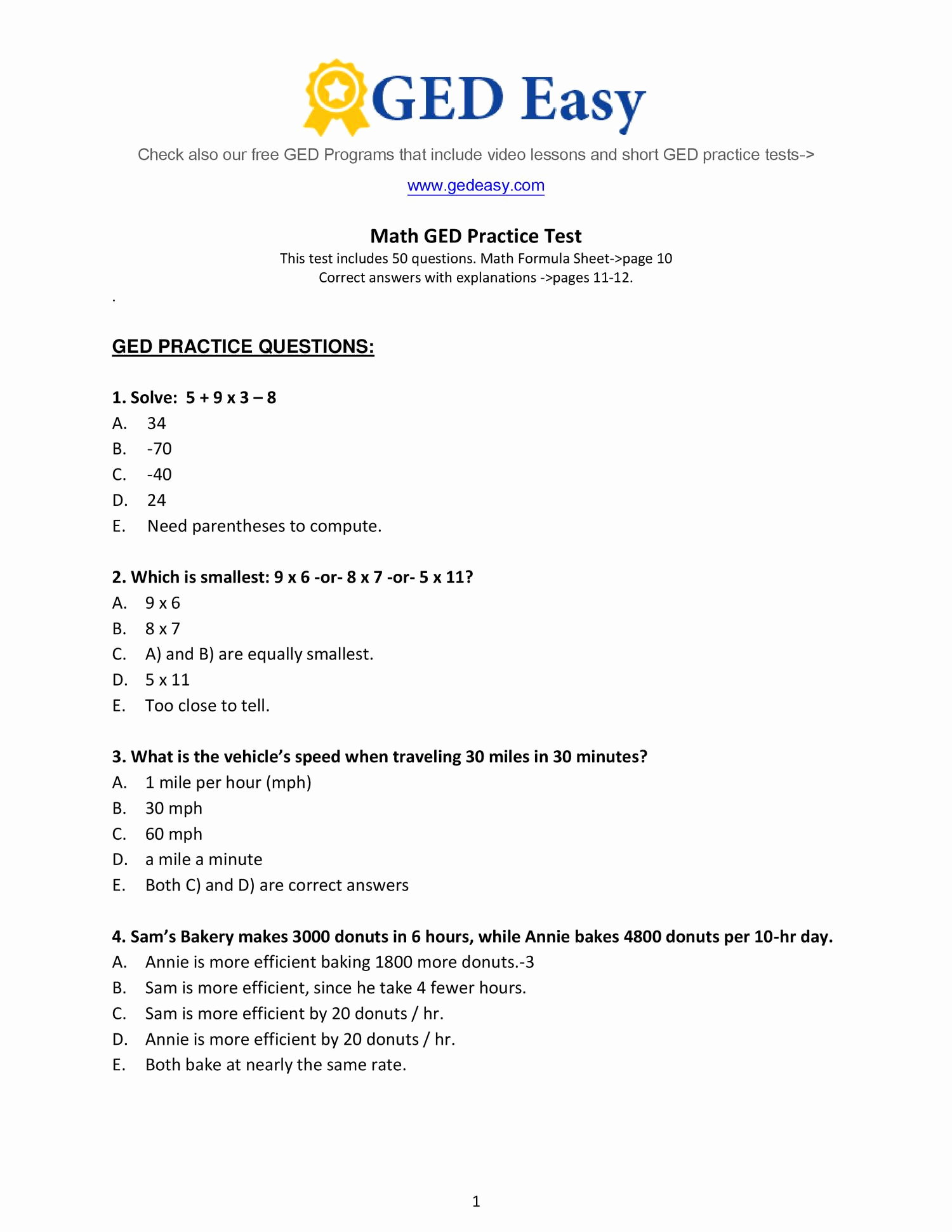 Ged Printable Worksheets Printable World Holiday