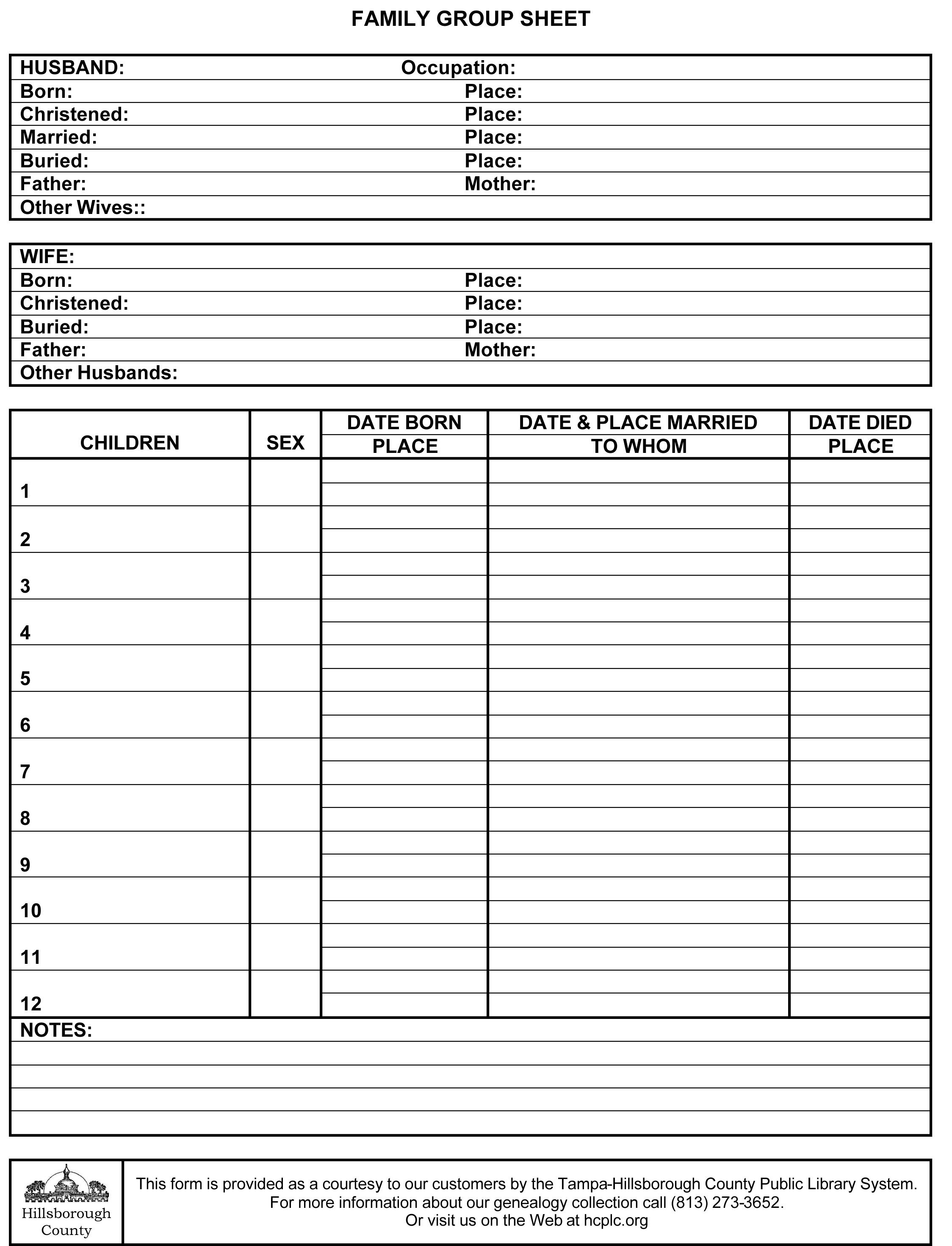 Genealogy Form Templates - Koran.sticken.co | Free Printable Genealogy Worksheets