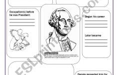 George Washington – Esl Worksheetsvetic | George Washington Printable Worksheets