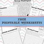 George Washington | Homeschool Unit Study American Presidents | Free Printable George Washington Worksheets