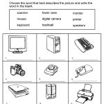 Grade 1 Worksheets For Children Learning Exercise | Summmer Vacation | Computer Worksheets Printables