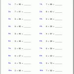 Grade 5 Multiplication Worksheets | Printable Multiplication Worksheets Grade 5