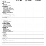 Graduate School Comparison Worksheet   Edit, Fill, Sign Online | Printable College Comparison Worksheet