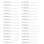 Growing And Shrinking Number Patterns (A) Patterning Worksheet | Printable Number Pattern Worksheets