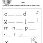 Guess The Missing Letters Worksheet (Free Printable)   Doozy Moo | Free Printable Letter Worksheets