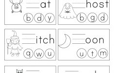 Printable Spelling Worksheets For Kindergarten