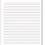 Handwriting Paper | Blank Handwriting Worksheets Printable Free