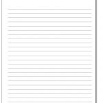 Handwriting Paper | Printable Blank Handwriting Worksheets