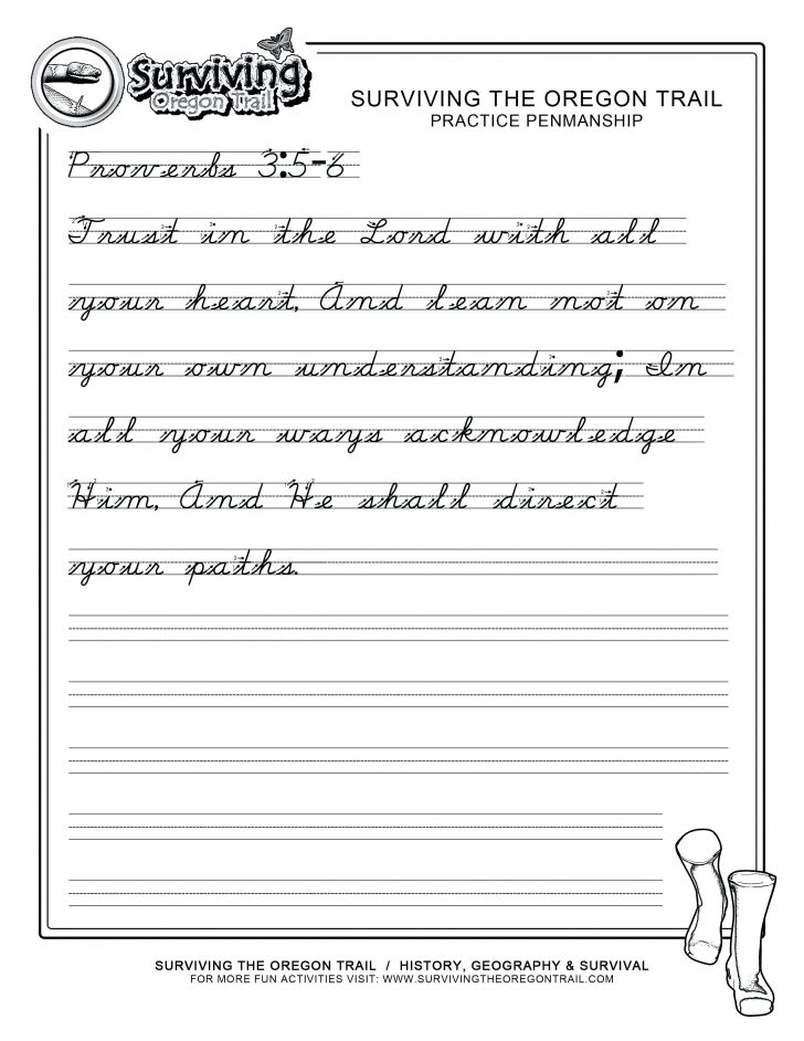 Handwriting Worksheet Alphabet Free Printable | Free Printable Script ...