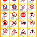 Here Is An Exercise About Traffic Signs Which Mostly Appear On The | Free Printable Traffic Signs Worksheets