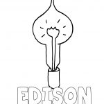 History Coloring Pages – Volume 4 | History Coloring Sheets | Edison | Thomas Edison Printable Worksheets