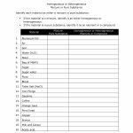Homogeneous Or Heterogeneous   Mixtures Practice Worksheet | Free Printable Worksheets On Mixtures And Solutions