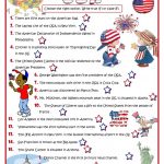 How Much Do You Know About The Usa?   Quiz Worksheet   Free Esl | Usa Worksheets Printables