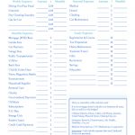 How To Make A #budget + #free Budget Worksheets! | Organizing | Blank Budget Worksheet Printable