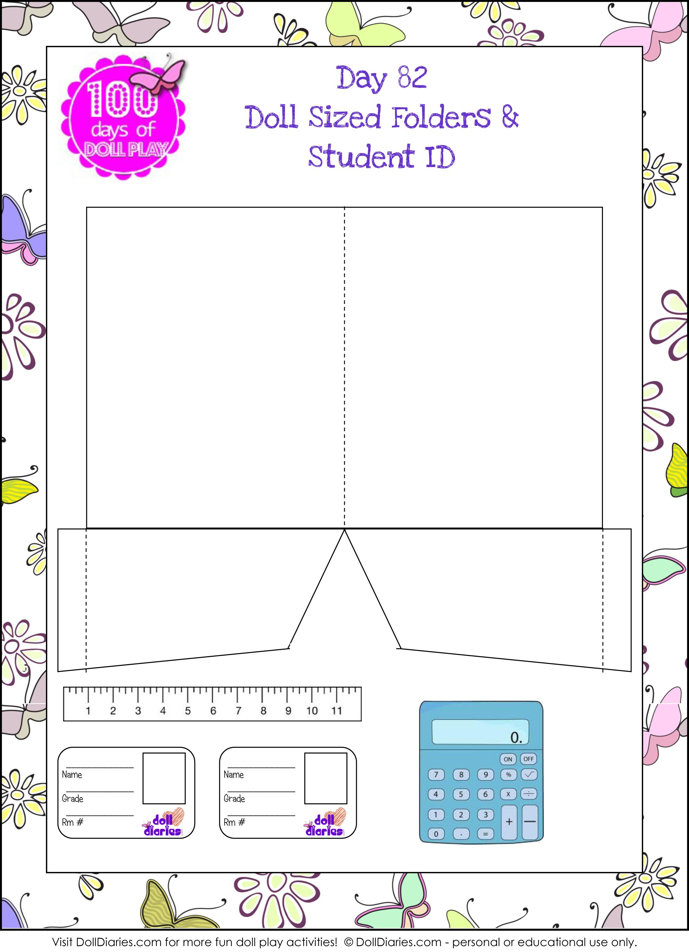 I Love These Little School Supply Printables From Doll Diaries. | 18 | My Froggy Stuff Printables Worksheets