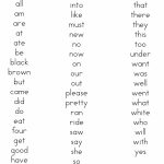 Kids, Worksheets First Grade Sight Words Worksheet Number Spelling | First Grade Vocabulary Worksheets Printable