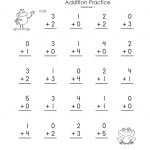 Kindergarten Addition Worksheets 1 And 2 | Preschool | Kindergarten | Printable Math Addition Worksheets For Kindergarten
