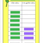 Kindergarten Crayons: Sensational Celery | Celery Experiment Printable Worksheet