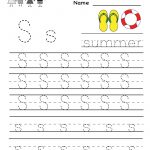 Kindergarten Letter S Writing Practice Worksheet Printable | G | Alphabet Practice Worksheets Printable