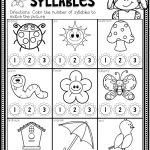 Kindergarten Math And Literacy Printables For Spring! Spring | Spring Printable Worksheets For Preschoolers