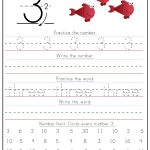 Kindergarten Number Writing Worksheets   Confessions Of A Homeschooler | Free Printable Number 3 Worksheets