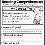 Kindergarten Reading Comprehension Worksheets Multiple Cho   Free | Kindergarten Reading Printable Worksheets
