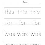 Kindergarten Spelling Worksheets Pdf Free Download | Learning | Free Printable Spelling Practice Worksheets