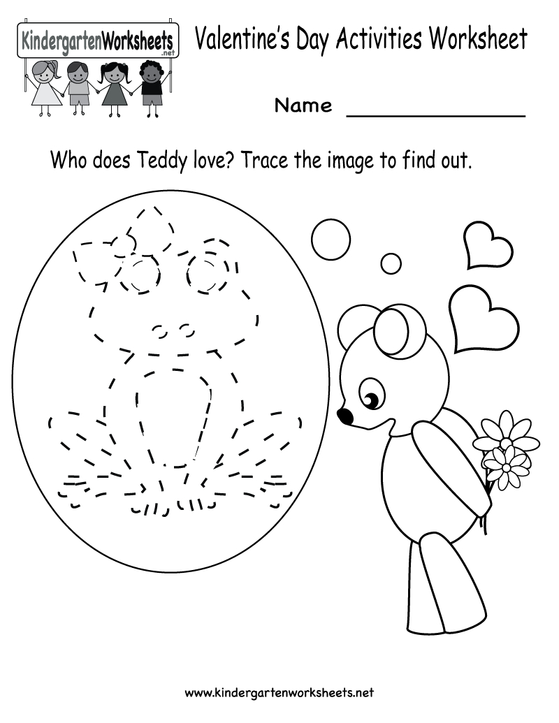 Free Printable Preschool Valentine Worksheets Printable Worksheets