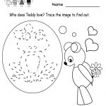 Kindergarten Valentine's Day Activities Worksheet Printable | Cute | Kindergarten Worksheets Printable Activities