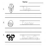 Kindergarten Worksheets |  Spelling Worksheet   Free Kindergarten | Free Printable Spelling Practice Worksheets