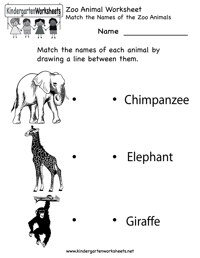 Kindergarten Zoo Animal Worksheet Printable | Worksheets (Legacy | Free Printable Zoo Worksheets