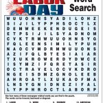 Labor Day Word Search | Activities/work Related | Labor Day Crafts | Free Printable Labor Day Worksheets
