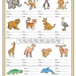 Learning About Animals For Kids Worksheets   Google Search | Los Animales Printable Worksheets