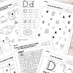 Letter D Worksheets   Alphabet Series   Easy Peasy Learners | Printable Letter Worksheets