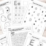 Letter E Worksheets   Alphabet Series   Easy Peasy Learners | Letter E Free Printable Worksheets